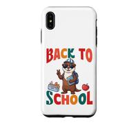 Back To School Cute River Otter Student First Day Vibes Case for iPhone XS Max