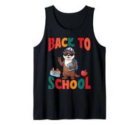 Back to School Cute River Otter Student First Day Vibes Tank Top