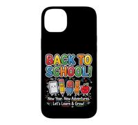 Back to School Cute School Supplies Teacher Kids First Day Case for iPhone 14 Plus