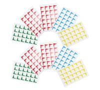 Back to School Decor Map Flag Stickers for Calendars Notebooks | PVC Adhesive Labels, Easy to Peel, Educational Tool for Learning Activities and Map Marking Random Color