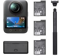 【Back-to-School】DJI Osmo 360 Adventure Combo, 360 Camera with 1-Inch 360° Imaging, Extended Battery Life with 3 Batteries, Native 8K 360° Video, 4K/120fps & 170° Boost Video, Action Camera for Sports,