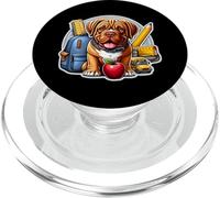 Back To School Dogue de Bordeaux Dog Boys Girls Owner Kids PopSockets PopGrip for MagSafe