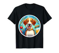 Back To School English Foxhound Dog Boy Girls Student Kids T-Shirt