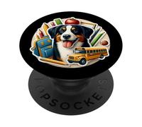 Back To School Entlebucher Mountain Dog Boy Girls Kids Owner PopSockets Adhesive PopGrip