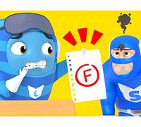 Back to School : Exam Cheating / Cheating on the exam / Tidying up the library / The leaking fountain