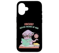 Back to School Funny Squid Focus Never Heard of Her Design Case for iPhone 16