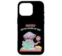 Back to School Funny Squid Focus Never Heard of Her Design Case for iPhone 16 Pro