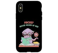 Back to School Funny Squid Focus Never Heard of Her Design Case for iPhone X/XS