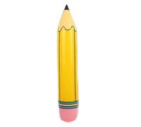 Back to School Giant Inflatable Pencil Balloons, PVC Durable Pencil Shaped Balloons for Back to Schools Decorations, Classroom Decor, Teacher Supplies, First Day of School Party (Yellow-68cm)