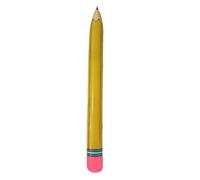 Back to School Giant Inflatable Pencil Balloons, PVC Durable Pencil Shaped Balloons for Back to Schools Decorations (Yellow-112cm)