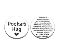 Back to School Gifts for Students,First Day of School Gifts for Boys,Back to School Stuff,Pocket Hugs Token,Inspirational Gift for Women Men,off to College Supplies for College Boys Girls