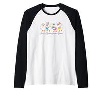 Back to School Goose Coquette Teacher First Day Kindergarten Raglan Baseball Tee