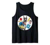 Back To School Great Dane Dog Boys Girls Owner Child Student Tank Top