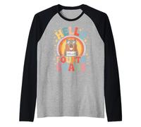 Back To School Hello 4th Grade Capybara Fourth Grade Raglan Baseball Tee
