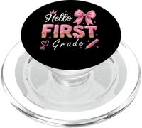 Back To School Hello First Grade Team 1st Grade Girls PopSockets PopGrip for MagSafe