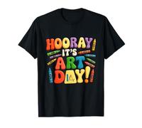 Back to School Hooray It's Art Day Art Teacher Artist T-Shirt