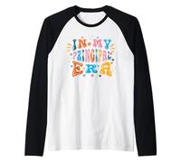 Back to School In My Principal Era Funny First Day Groovy Raglan Baseball Tee
