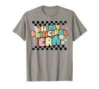 Back to School In My Principal Era Funny First Day Groovy T-Shirt