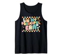 Back to School In My Principal Era Funny First Day Groovy Tank Top
