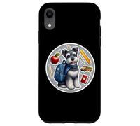 Back To School Kerry Blue Terrier Dog Boy Girls Student Kids Case for iPhone XR