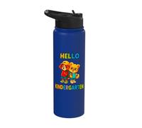 Back to School Kindergarten Cute Dogs Stainless Steel Insulated Water Bottle