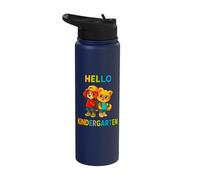 Back to School Kindergarten Cute Dogs Stainless Steel Insulated Water Bottle