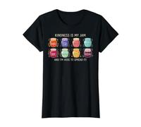 Back to School Kindness is My Jam and I'm Here to Spread It Value Graphic T-Shirt, Women, Black, XL