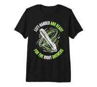 Back to School Left Handed Ready for Right Answers Pun Premium T-Shirt