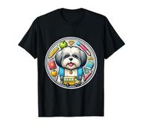 Back To School Lhasa Apso Dog Boys Girls Owner Student Kids T-Shirt