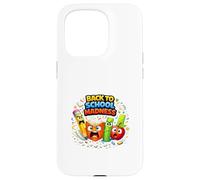 Back To School Madness Funny Student Teacher Design Case for iPhone 15 Pro