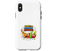 Back To School Madness Funny Student Teacher Design Case for iPhone X/XS