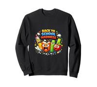 Back To School Madness Funny Student Teacher Design Sweatshirt