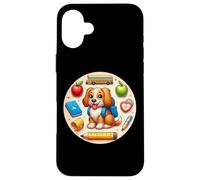 Back To School Nederlandse Kooikerhondje Dog Boys Girls Kids Case for iPhone 16 Plus