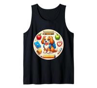 Back To School Nederlandse Kooikerhondje Dog Boys Girls Kids Tank Top