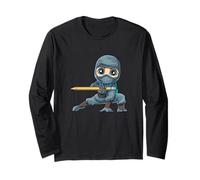 Back to School Ninja Student and Teacher Pencil Long Sleeve T-Shirt