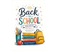 Back to School Notebook: A Fun and Simple Lined Notebook for Students to Write, Plan, Take Notes & Stay Organized