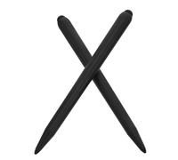 Back to School Party Screen Pens 2 Pack Black Dual Tip Stylus | ABS Body, Polyethylene Nanomaterial Tips, Precise Annotations, Interactive Classroom Teaching, University Seminars