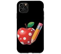Back to School Pencil and Apple Teacher Student Case for iPhone 11 Pro Max