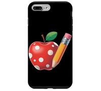 Back to School Pencil and Apple Teacher Student Case for iPhone 7 Plus/8 Plus