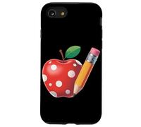 Back to School Pencil and Apple Teacher Student Case for iPhone SE (2020) / 7/8