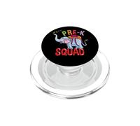 Back To School Preschool Elephant Pre-K Squad Vintage PopSockets PopGrip for MagSafe