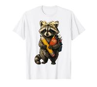 Back to School Raccoon Teachers Student Kids T-Shirt