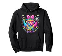 Back To School Rainbow Labrador Puppy Dog Lover Kids Pullover Hoodie