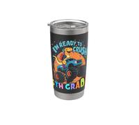 Back to School Ready to Crush 5th Grade Dinosaur Stainless Steel Insulated Tumbler