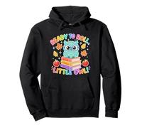 Back To School Retro Teacher First Day Ready Cute Little Owl Pullover Hoodie