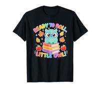 Back to School Retro Teacher First Day Ready Cute Little Owl T-Shirt