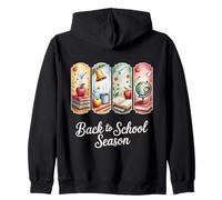 Back to school season 2025 , teachers with style Crew Zip Hoodie