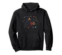 Back to School Season: Fun Learning Adventures Ahead Pullover Hoodie, Adult Unisex, Black, XXL