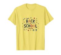 Back to School Season: Fun Learning Adventures Ahead T-Shirt, Men, Lemon, XXL