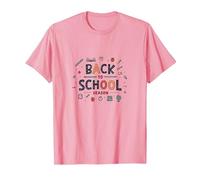 Back to School Season: Fun Learning Adventures Ahead T-Shirt, Men, Pink, XXL